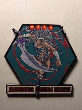 Yugioh Mystery Series Amazoness Swords Woman Enamel Pin Official Lapel Badge